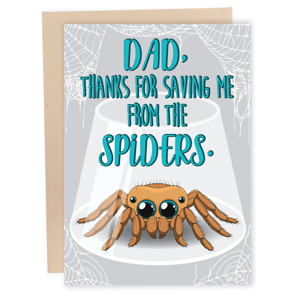 Saving Me From Spiders Father Card
