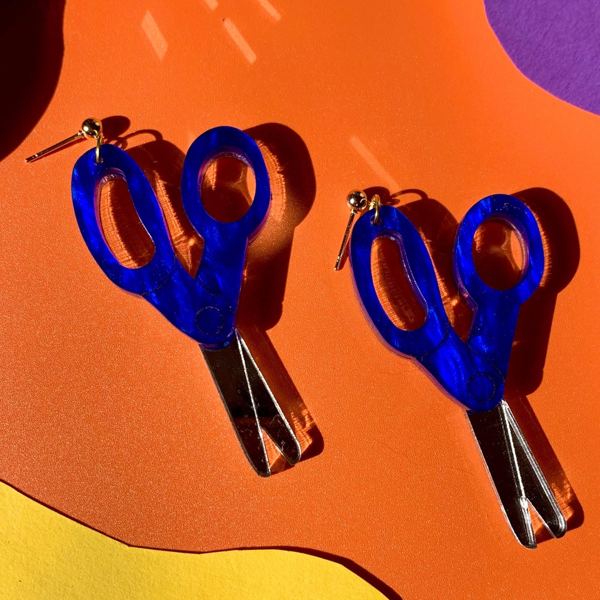 Scissors earrings not picasso outer layer