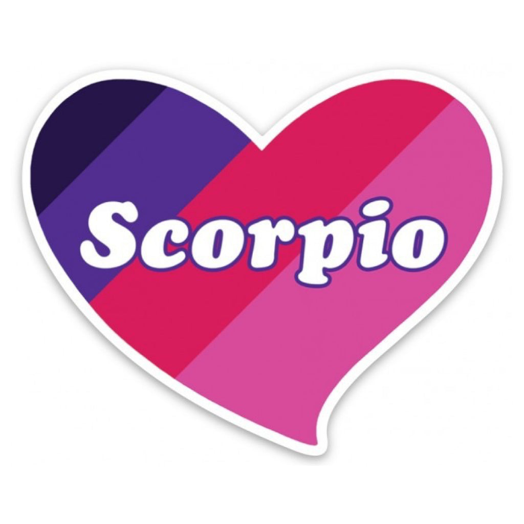 Scorpio Heart Sticker