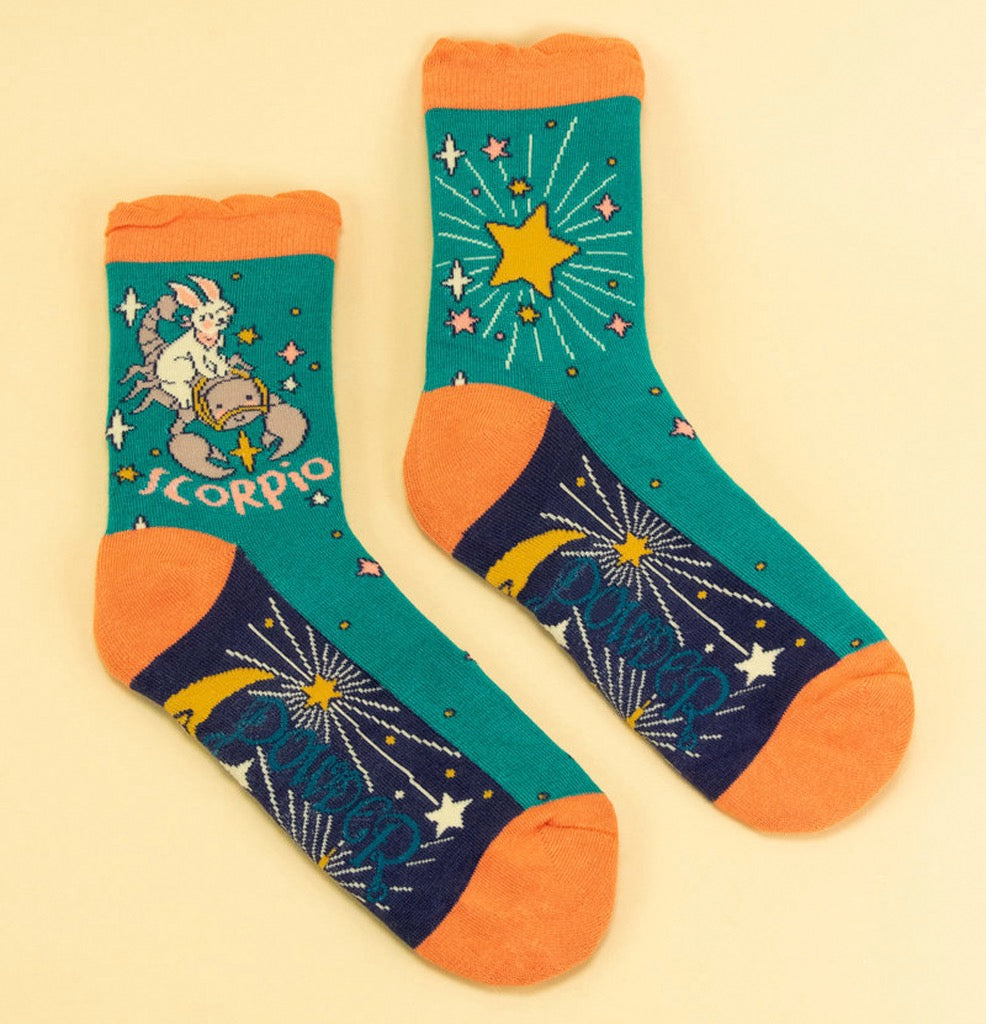 Scorpio Zodiac Socks.