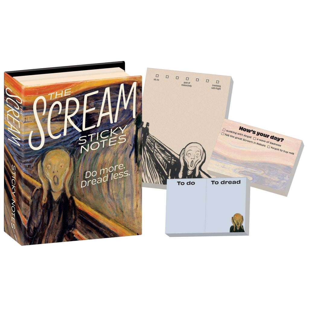 Scream Sticky Notes with samples.
