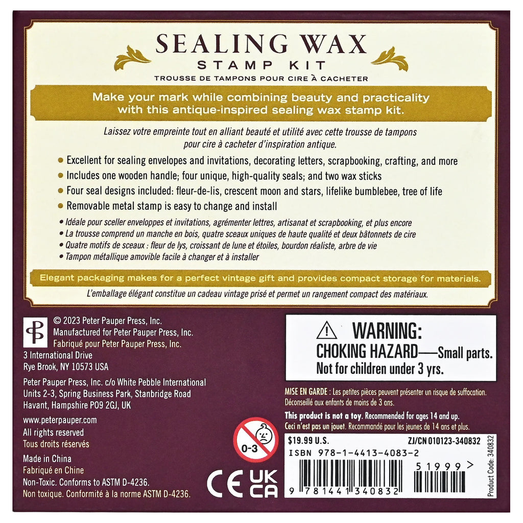 Sealing Wax Stamp Kit back.