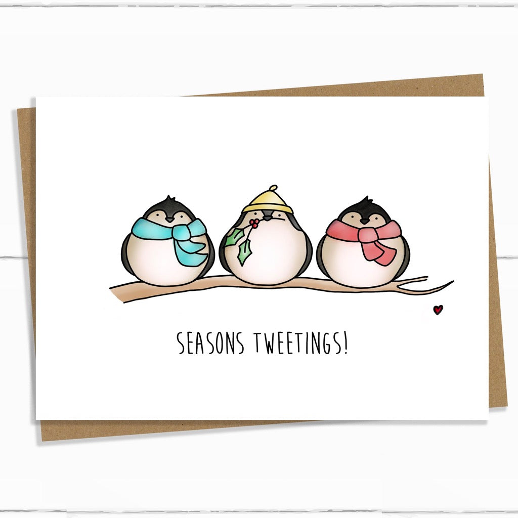 Seasons Tweetings Holiday Card