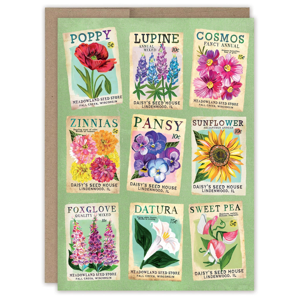 Seed Packets Blank Card.