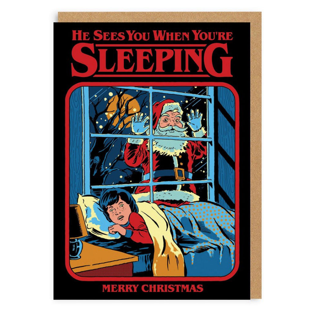 Sees You When Youre Sleeping Card
