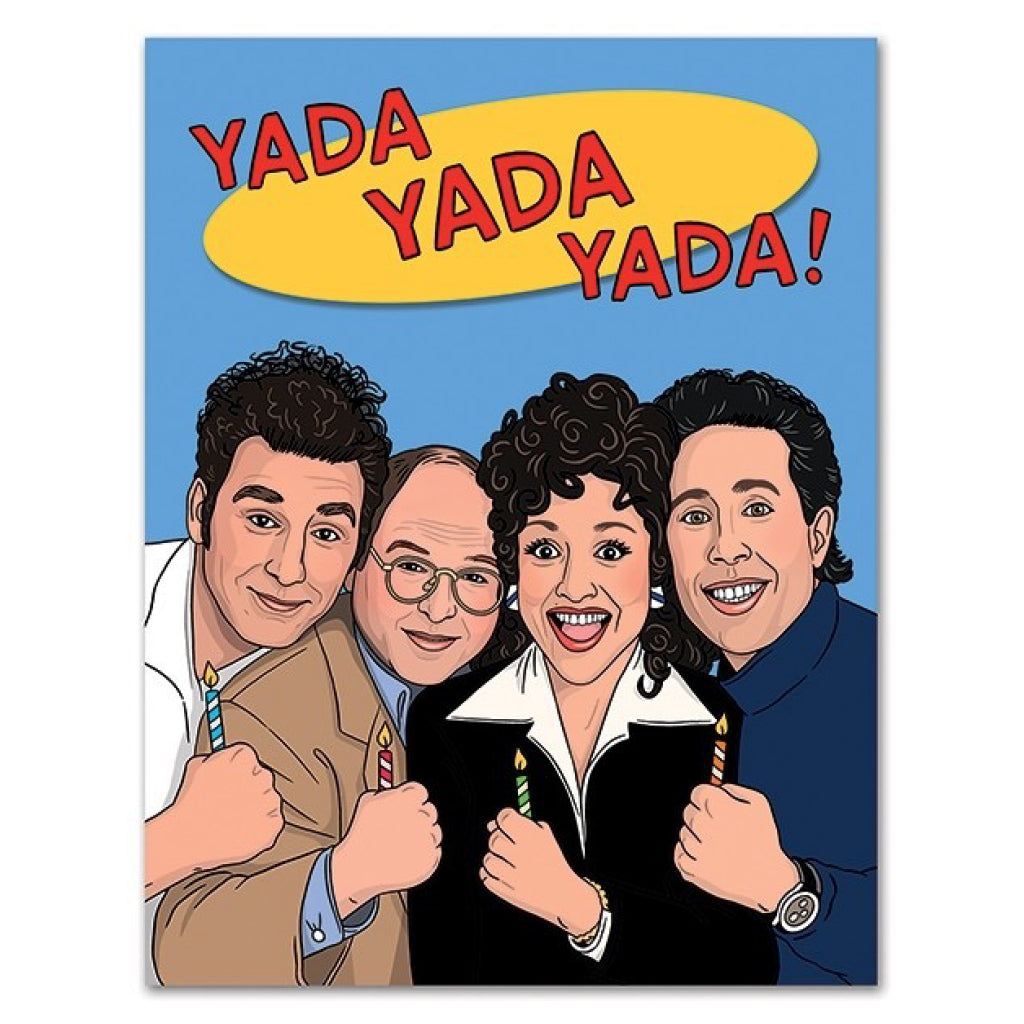 Seinfeld Yada Yada Yada Birthday Card