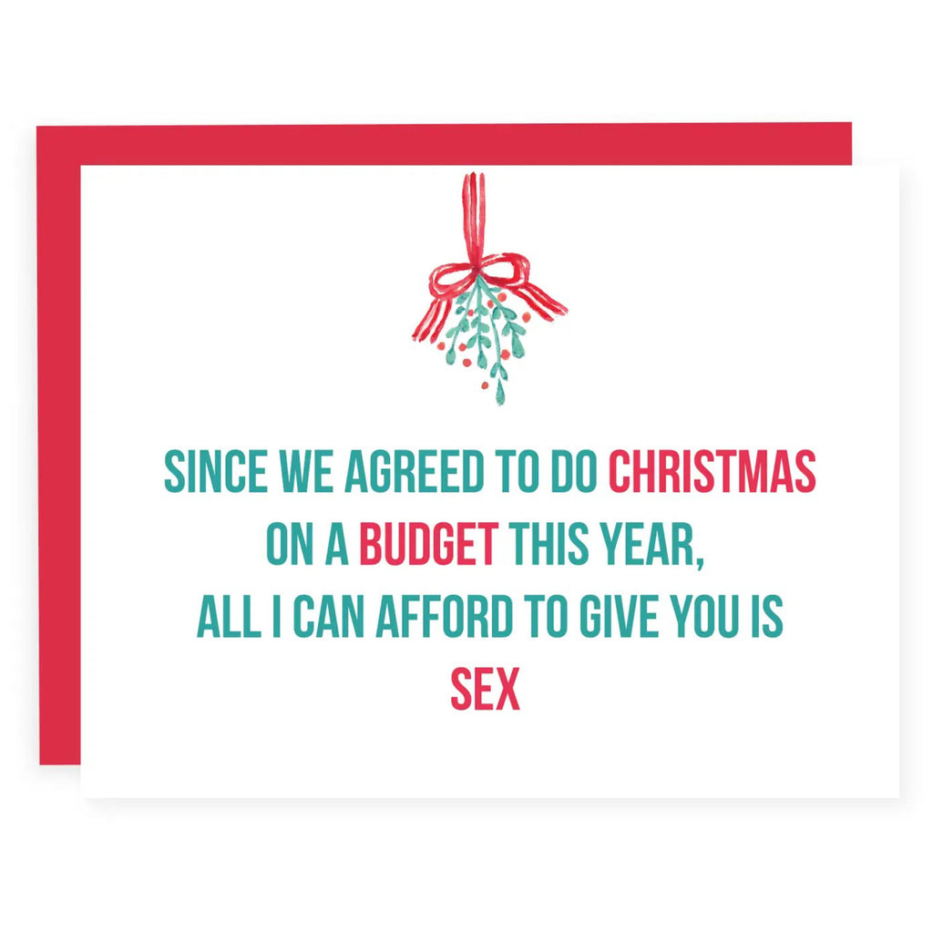 Sex for Christmas Card .