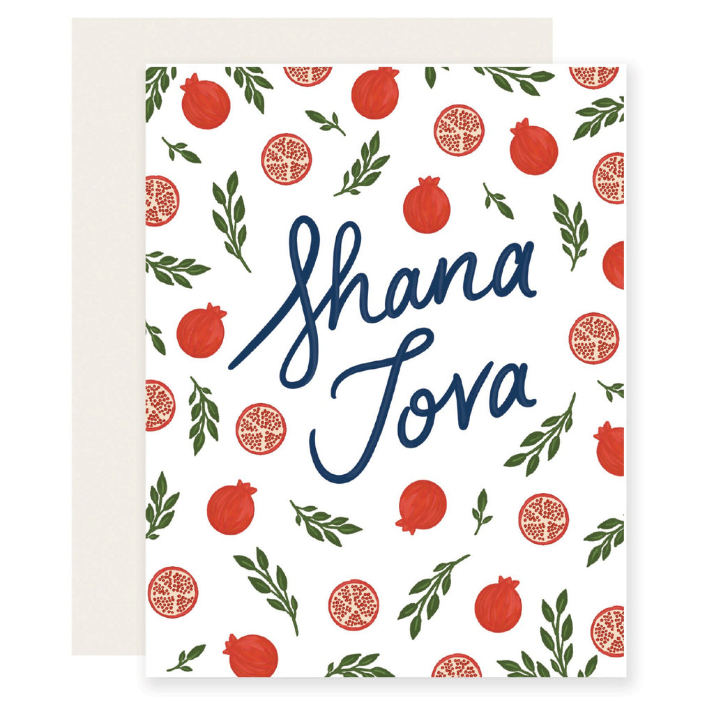 Shana Tova Pomegranate Rosh Hashanah Card