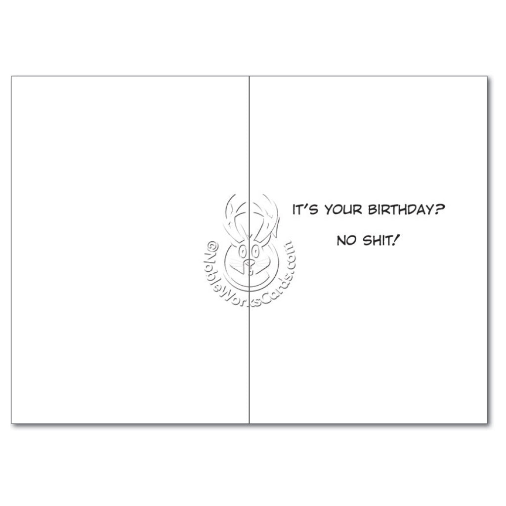 Shitty Weather Birthday Card Inside