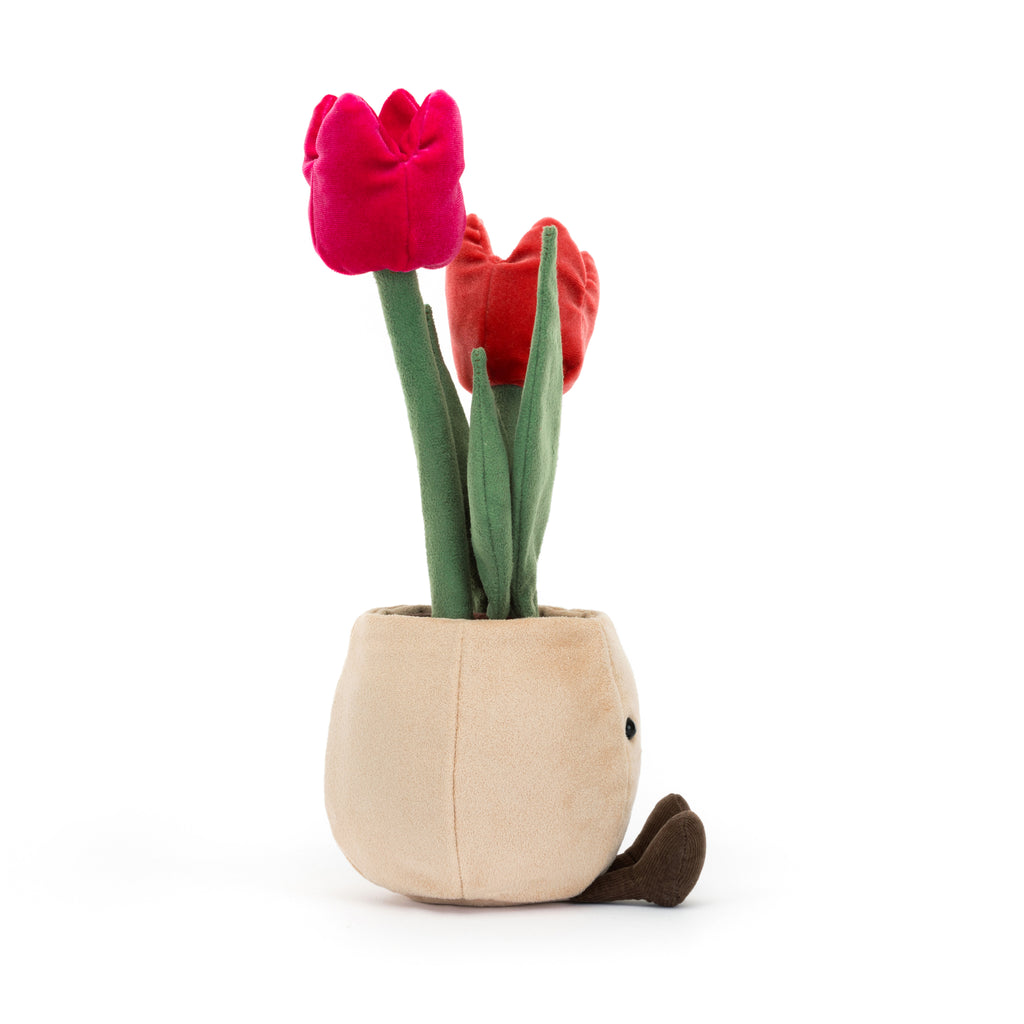 Side of Amuseable Tulip Pot.