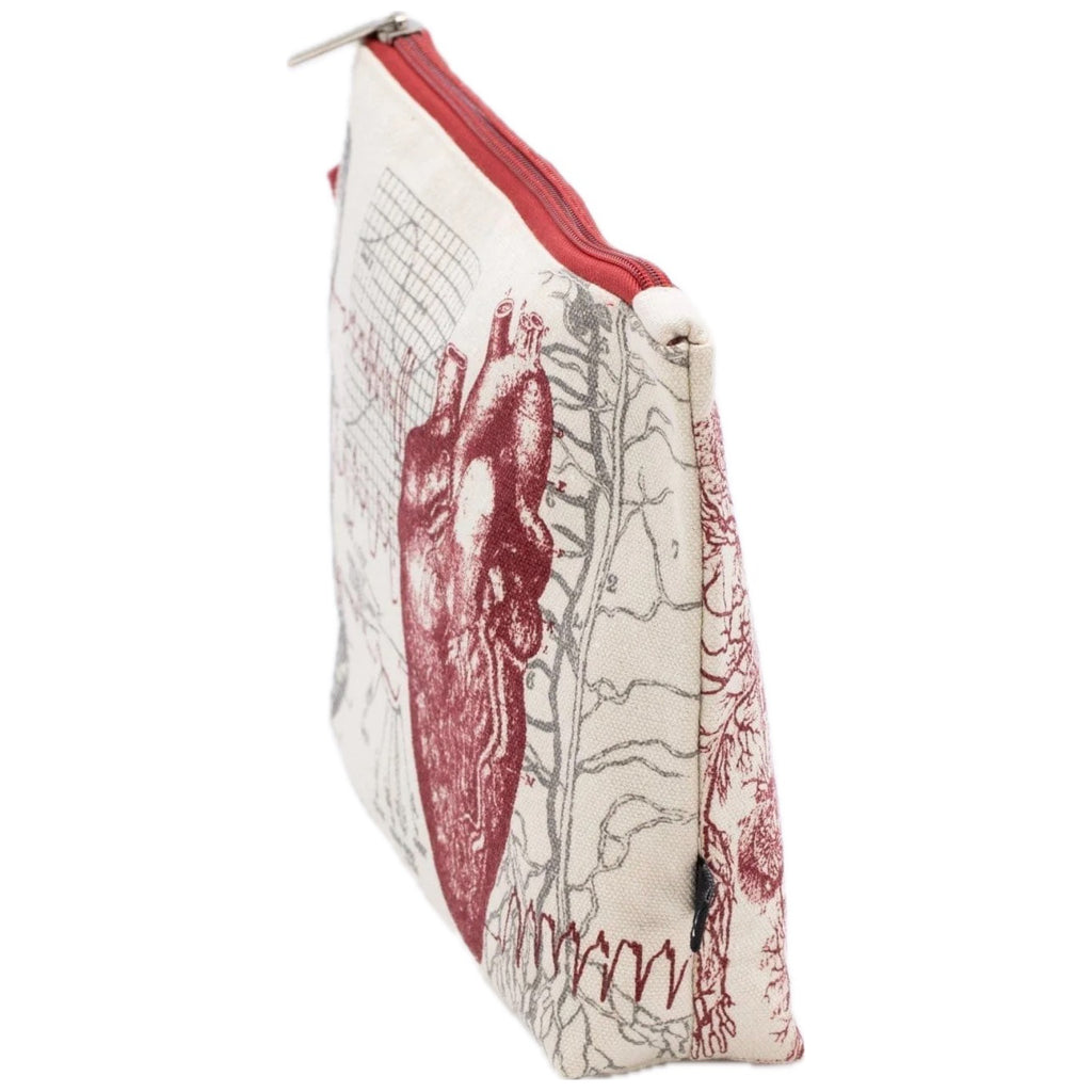 Side of Anatomical Heart Pencil Bag.