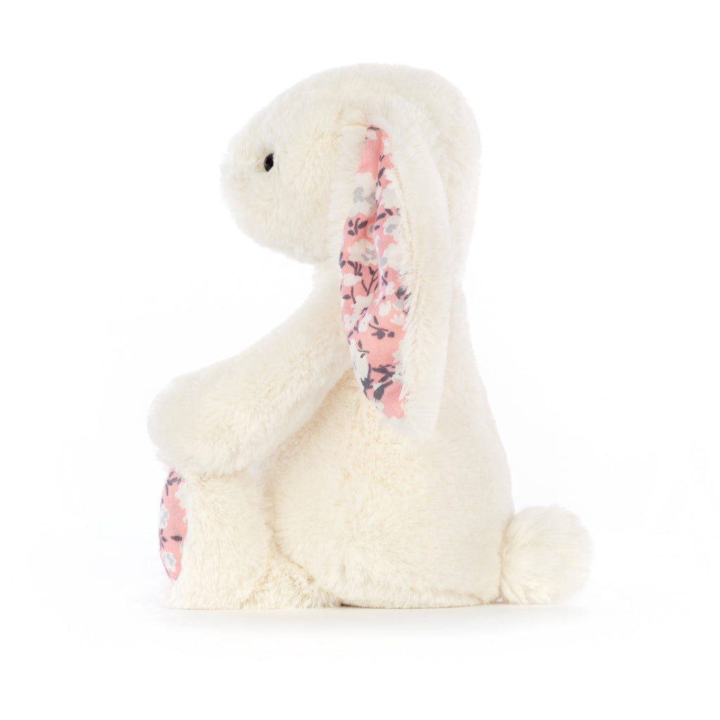 Side of Jellycat Blossom Cherry Bunny Little.
