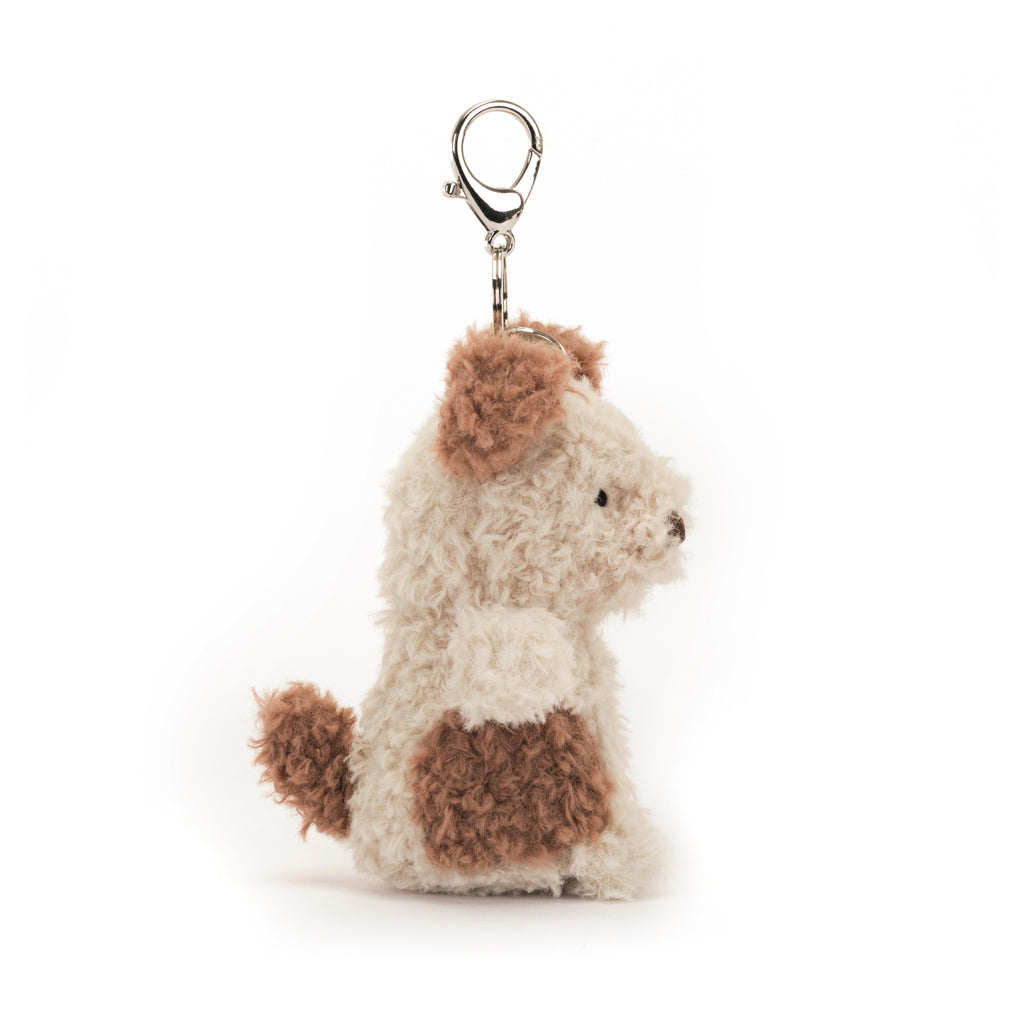 Side of Little Pup Bag Charm.
