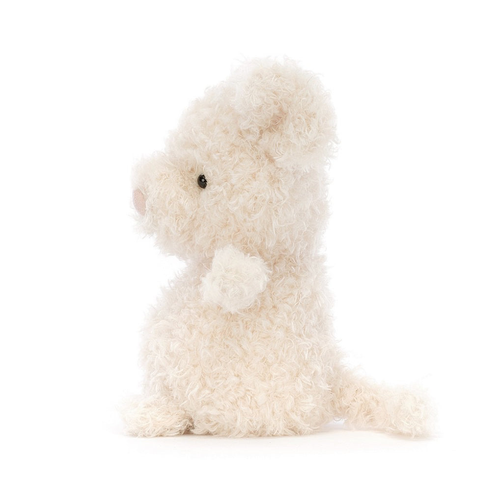 Side view of Jellycat Little Mouse.