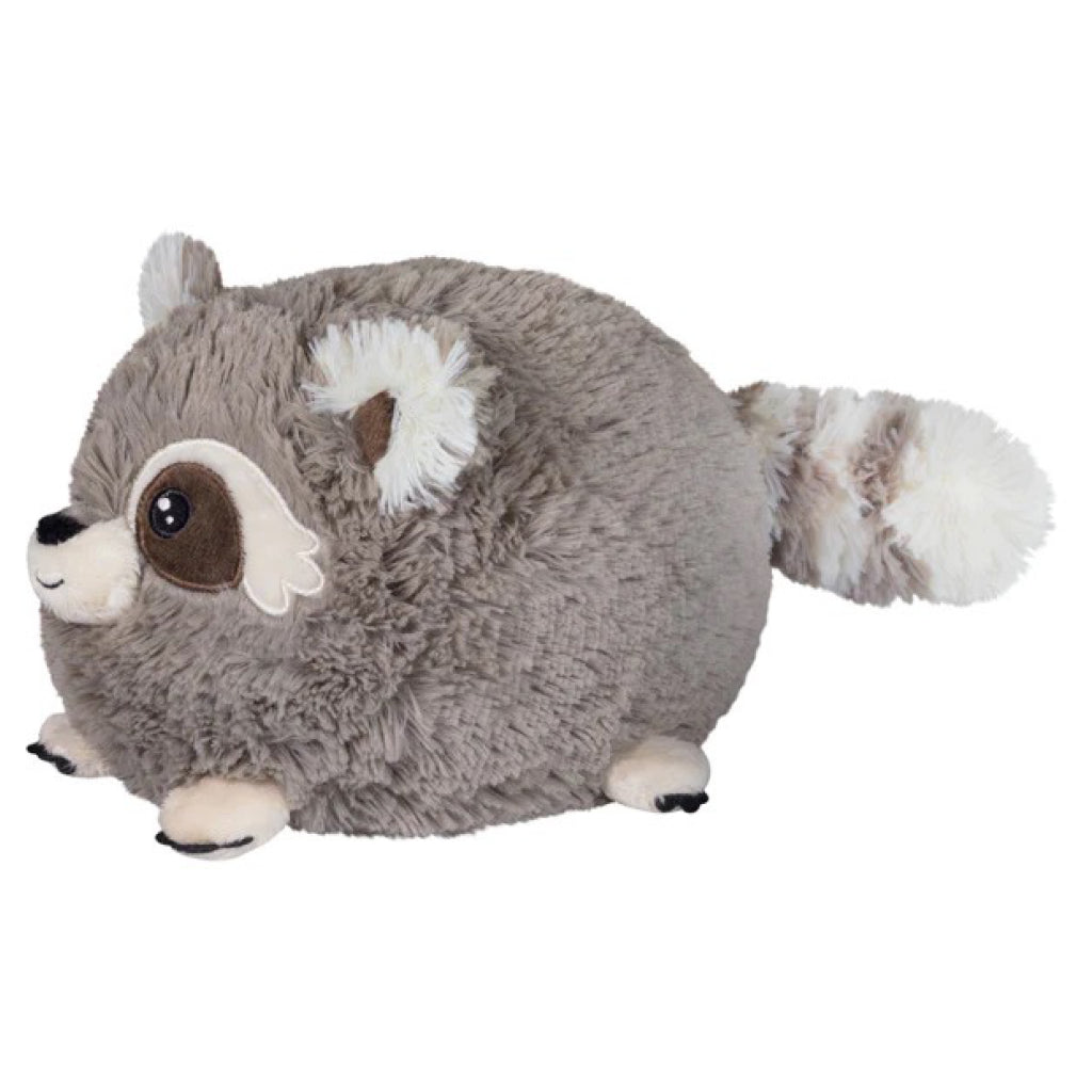 Side view of Squishable Raccoon.