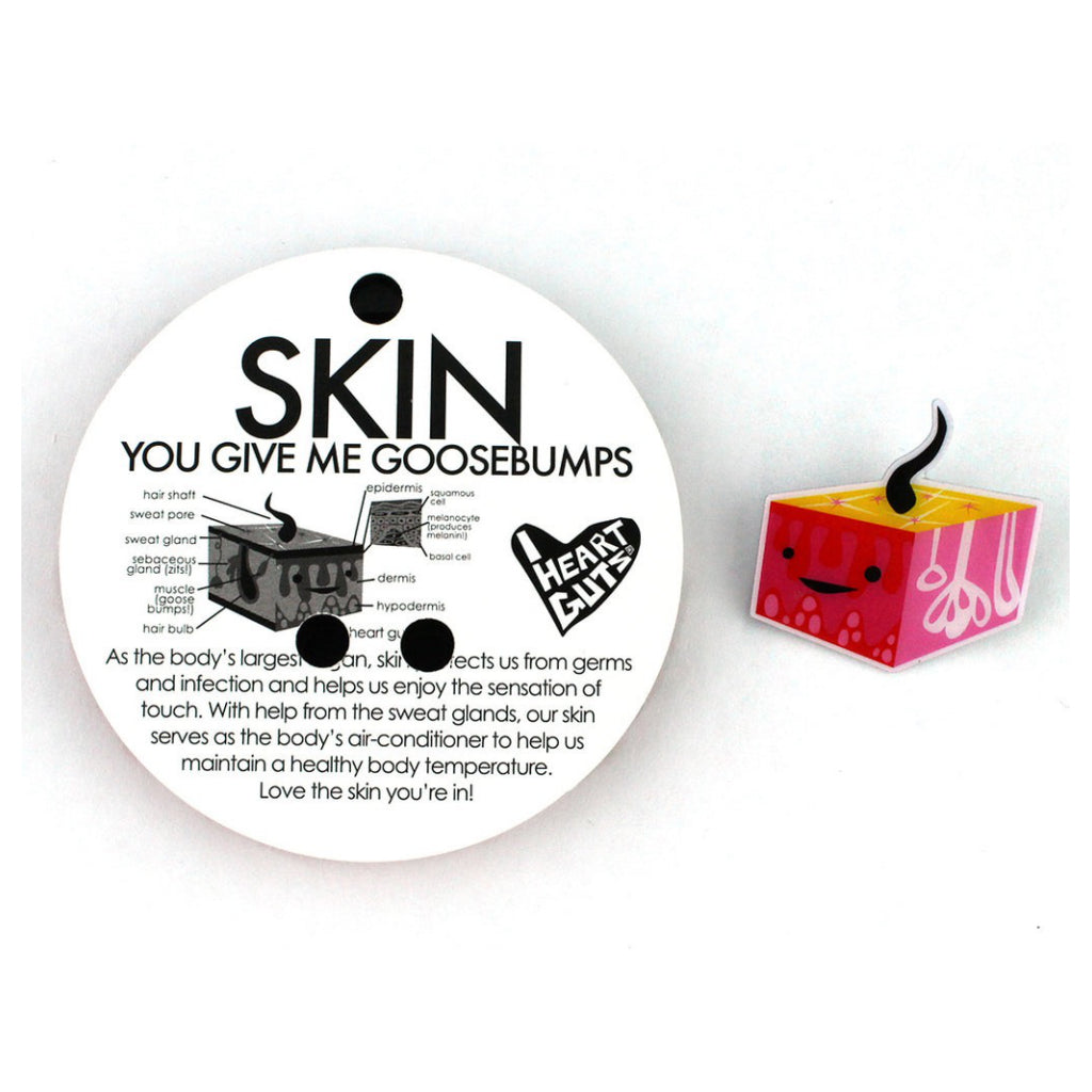 Skin Lapel Pin Info