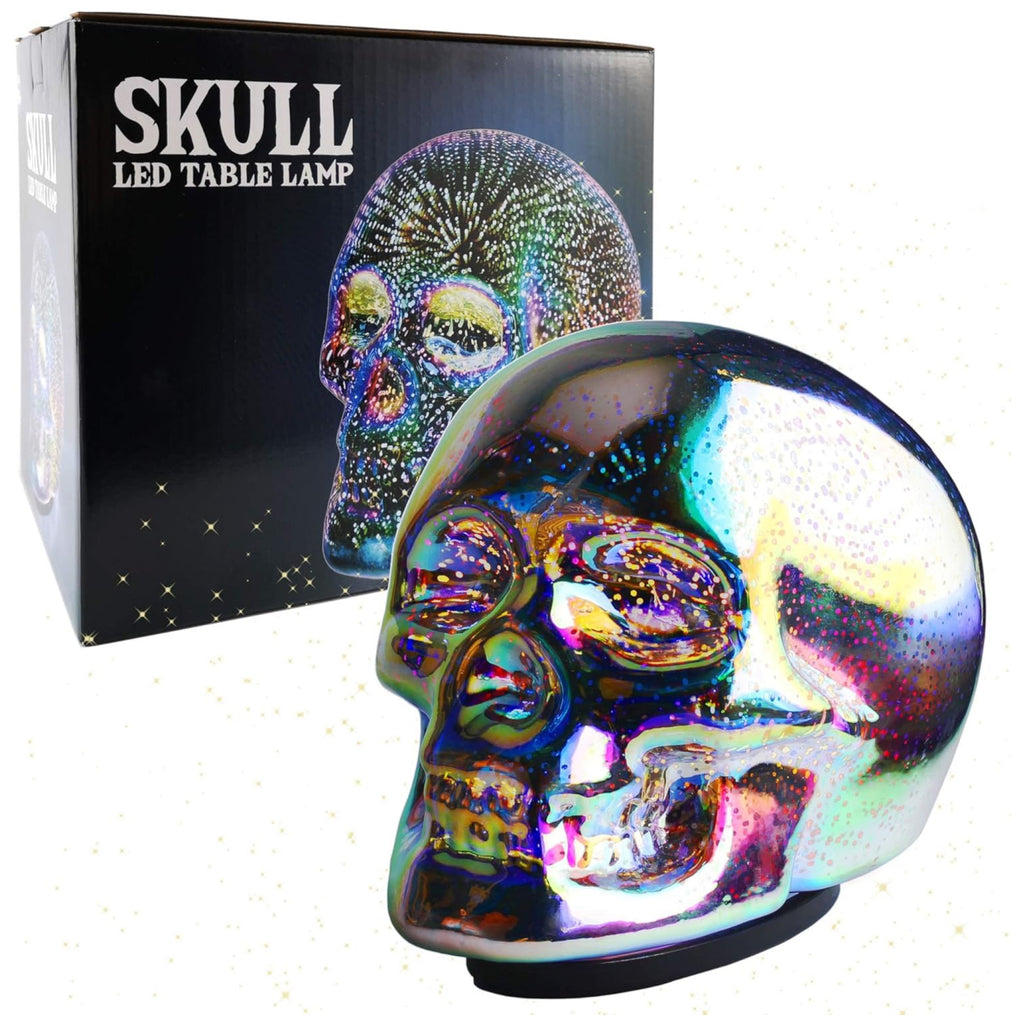 Skull LED Table Lamp packaging.