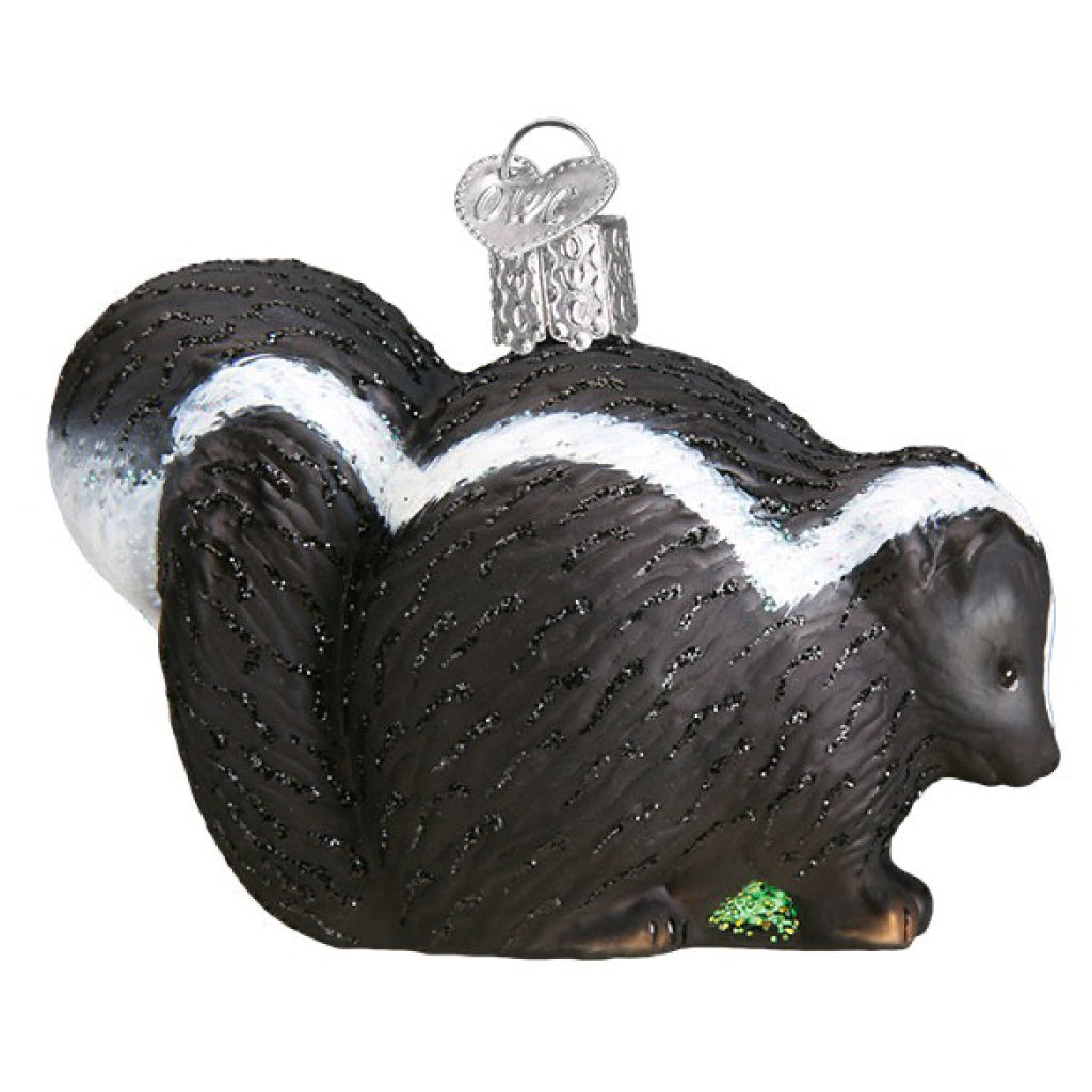 Skunk Ornament Side View