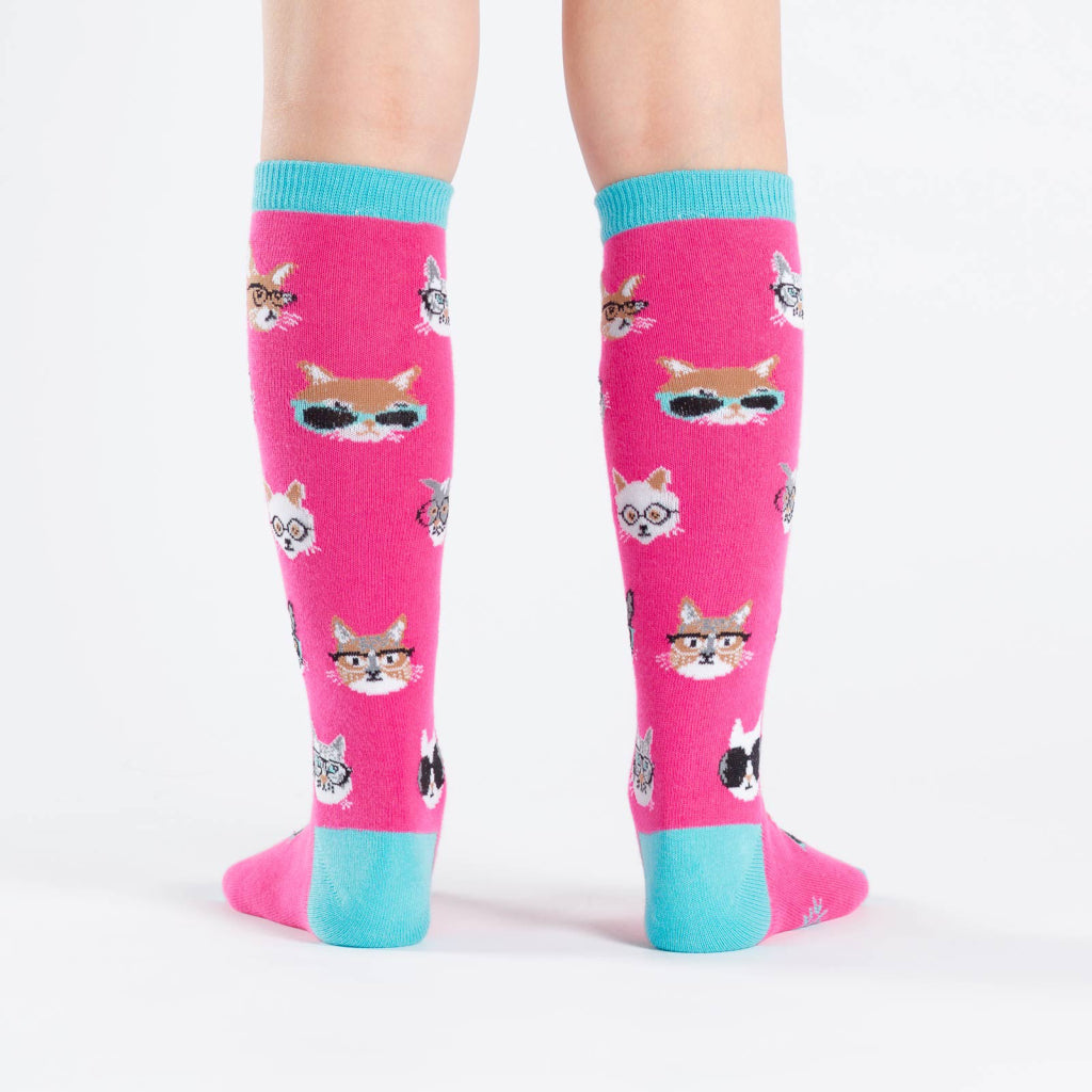 Smarty Cats Junior Knee Socks lifestylel