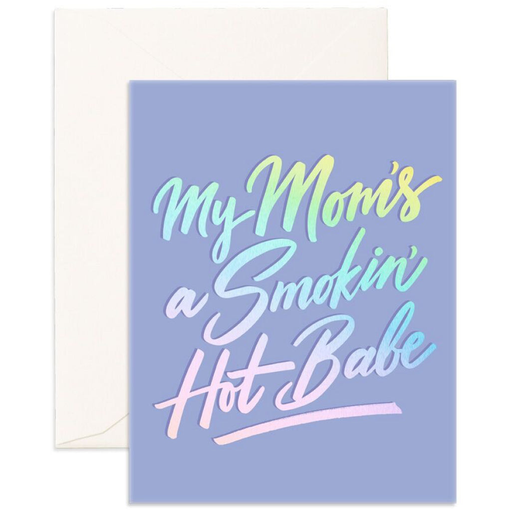 Smokin' Hot Babe Card