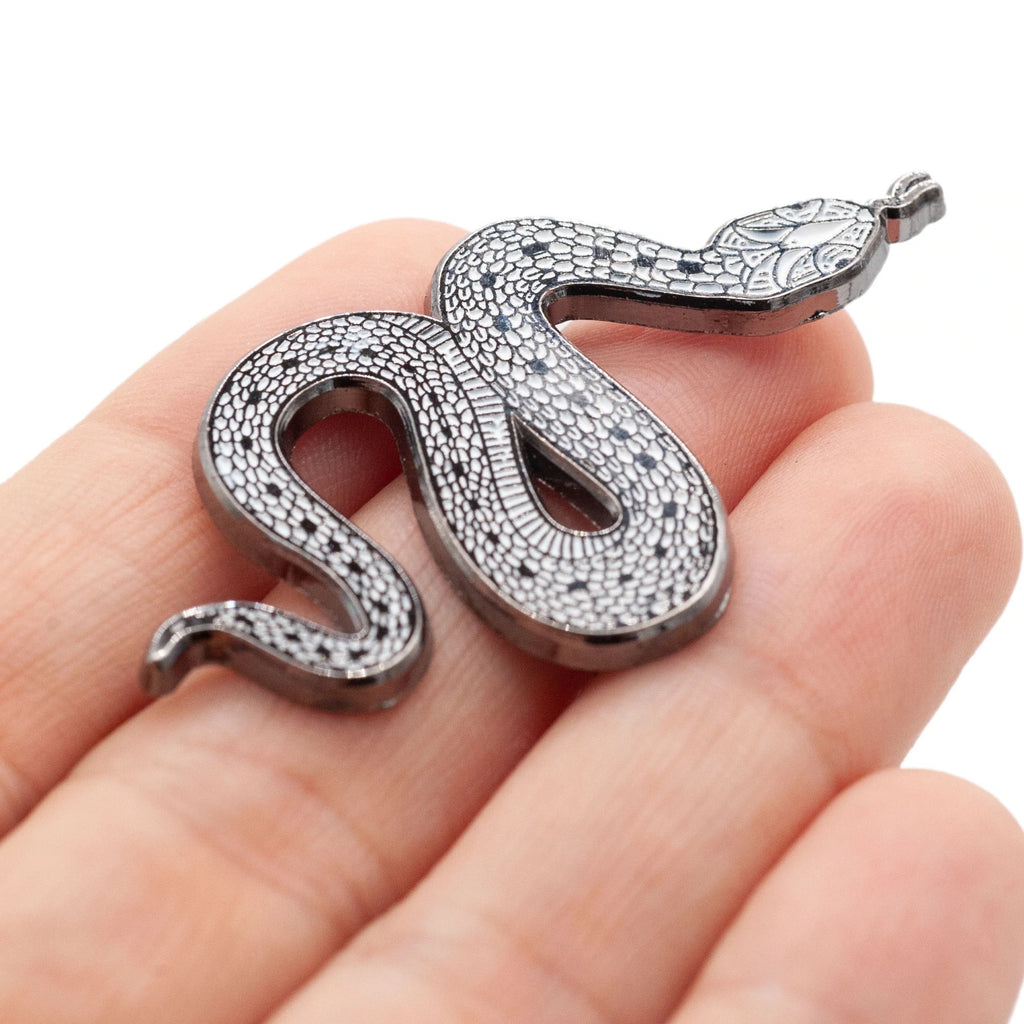 Snake Enamel Pin Size