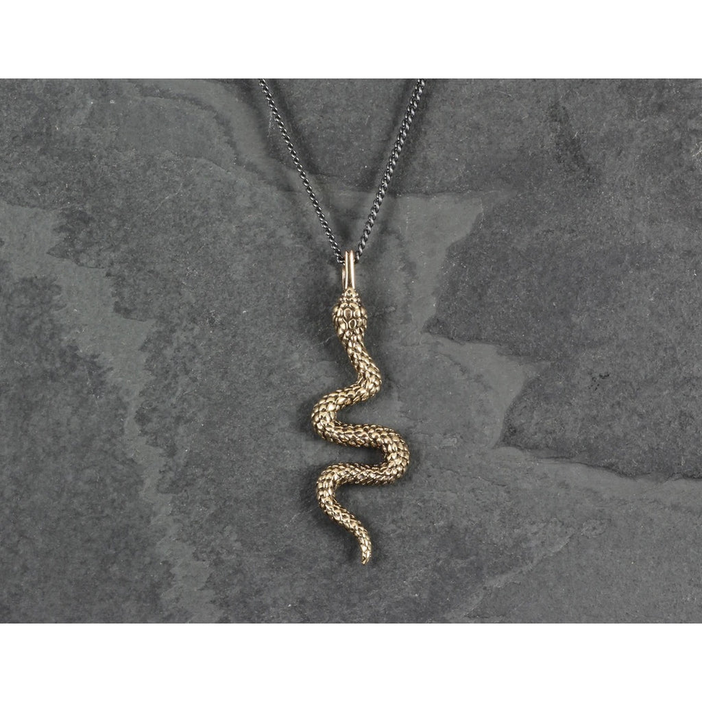 Snake Necklace Bronze Alternate