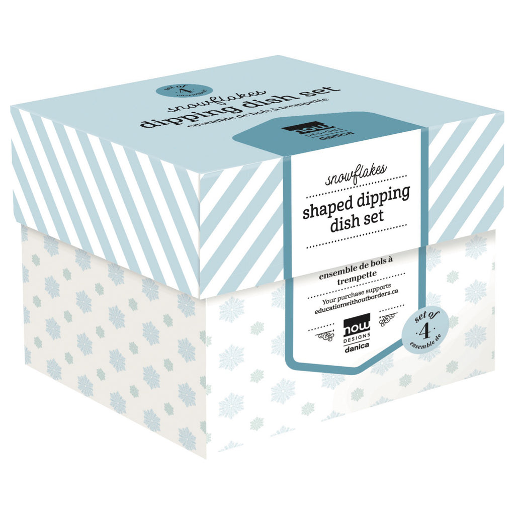 Snowflake Dipping Dishes Packaging