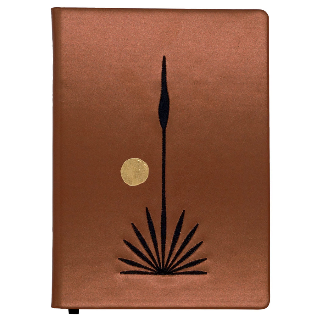 Sotol Plant Embroidered Journal