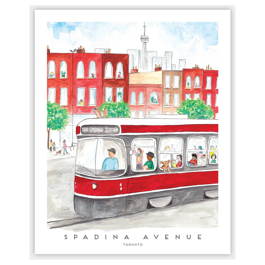 Spadina Streetcar 8x10 Print .