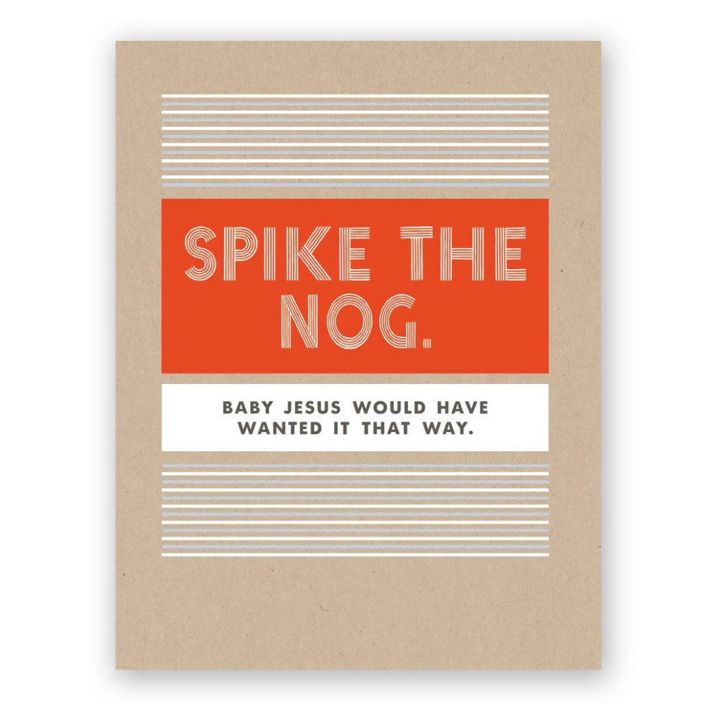 Spike The Nog Christmas Card
