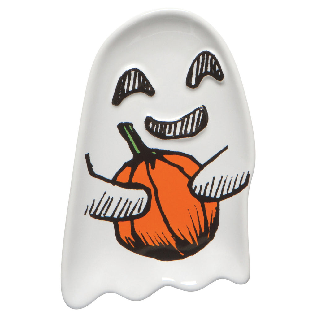 Spooktacular Shaped Dish Ghost