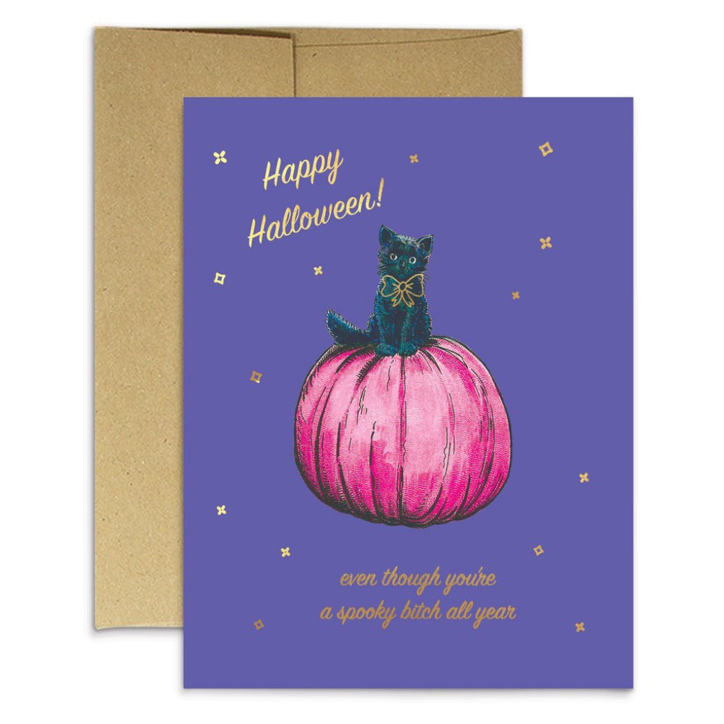 Spooky Bitch Halloween Card