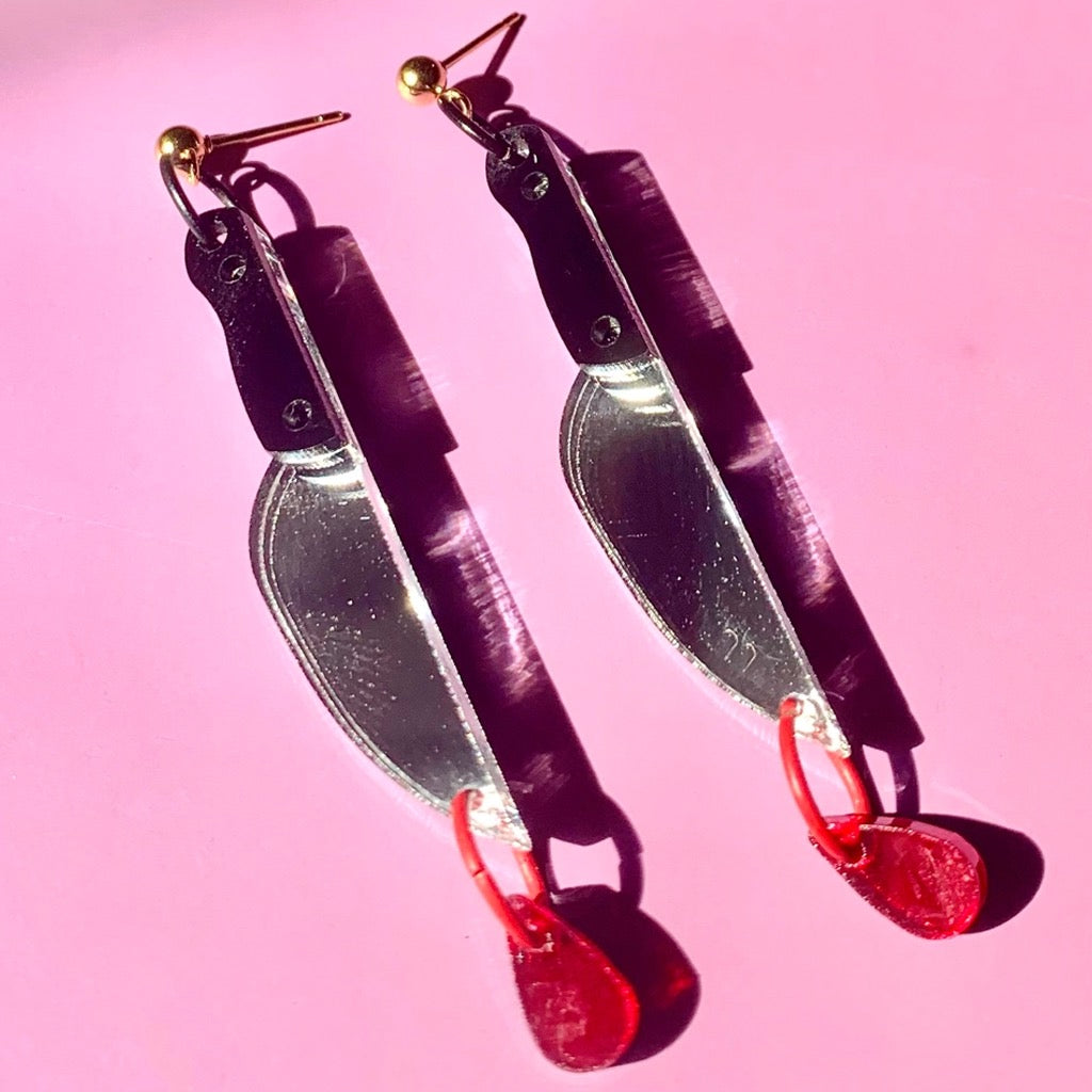 Spooky Knives Earrings.