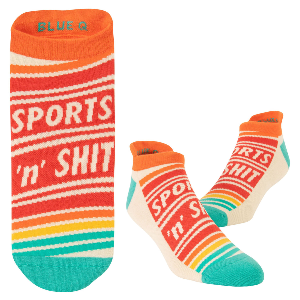 Sports 'N' Shit Sneaker Socks | Blue Q – Outer Layer