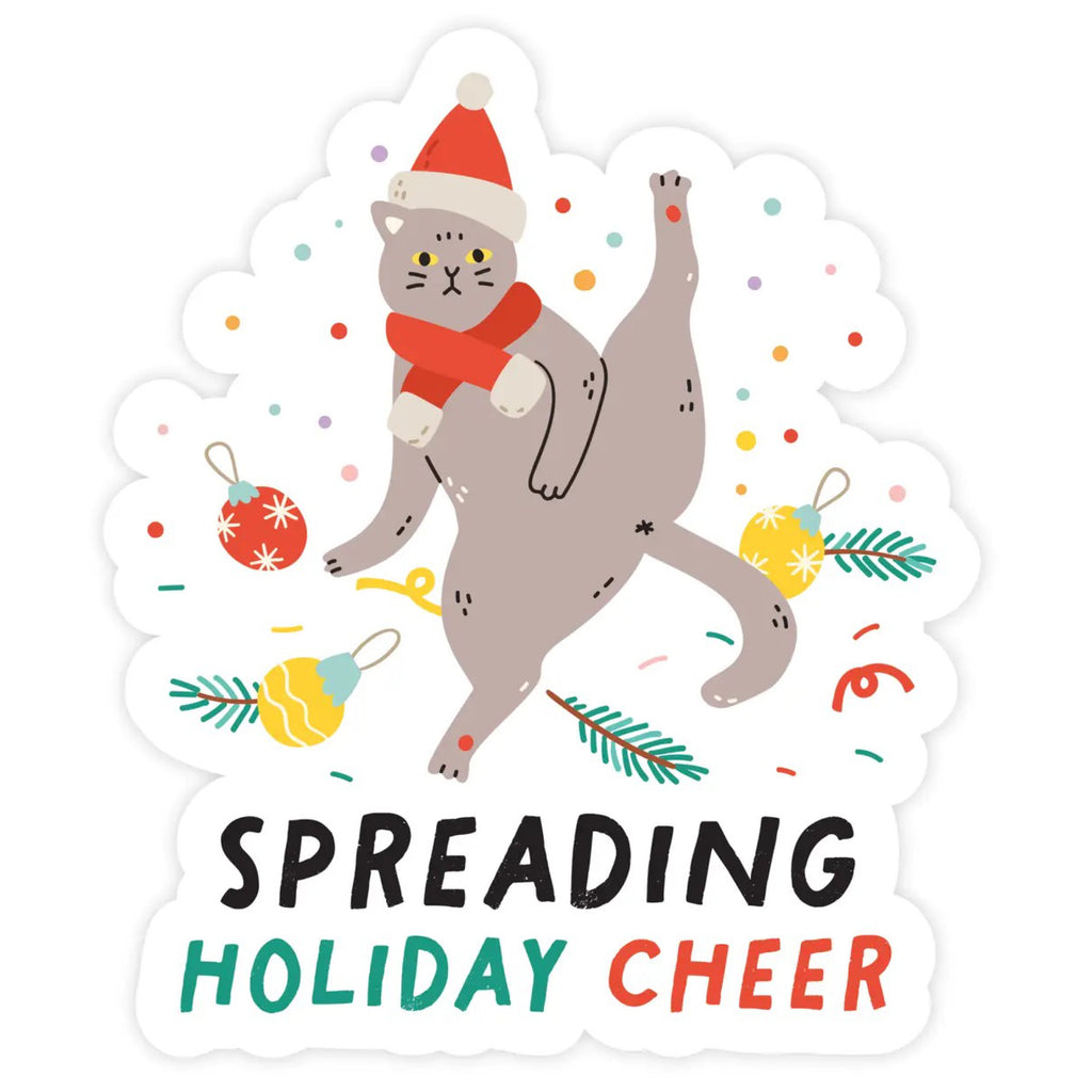 Spreading Holiday Cheer Sticker.