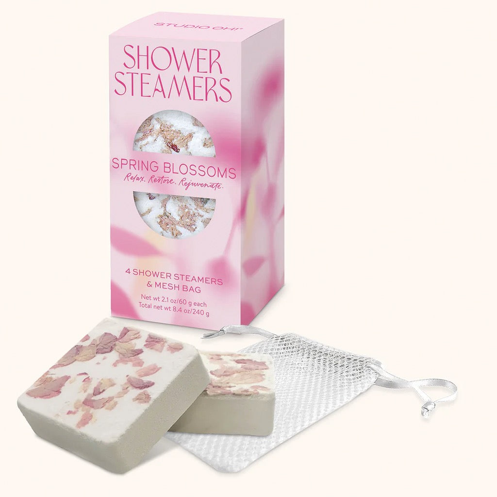 Spring Blossoms Shower Steamers box and contents.