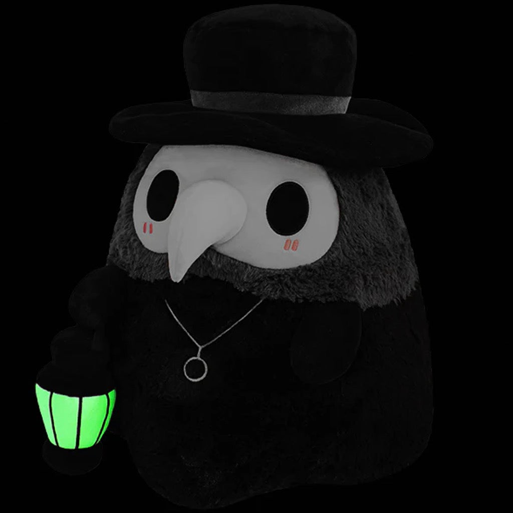 Squishable Plague Doctor with a glow in the dark lantern.