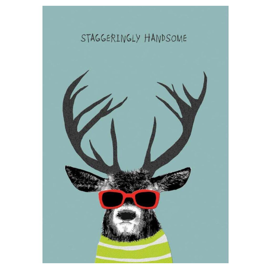 Staggeringly Handsome Card.