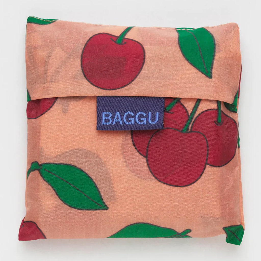 Standard Baggu Cherry folded.