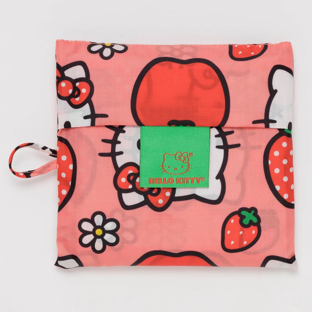 Standard Baggu Hello Kitty Apple folded.