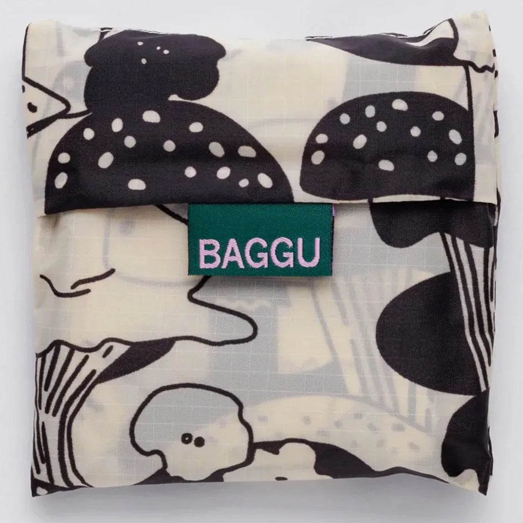 Standard Baggu Mushrooms folded bag.