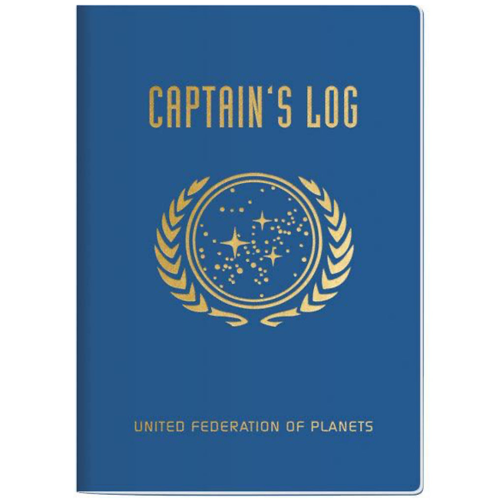 Star Trek Captain's Log Notebook.