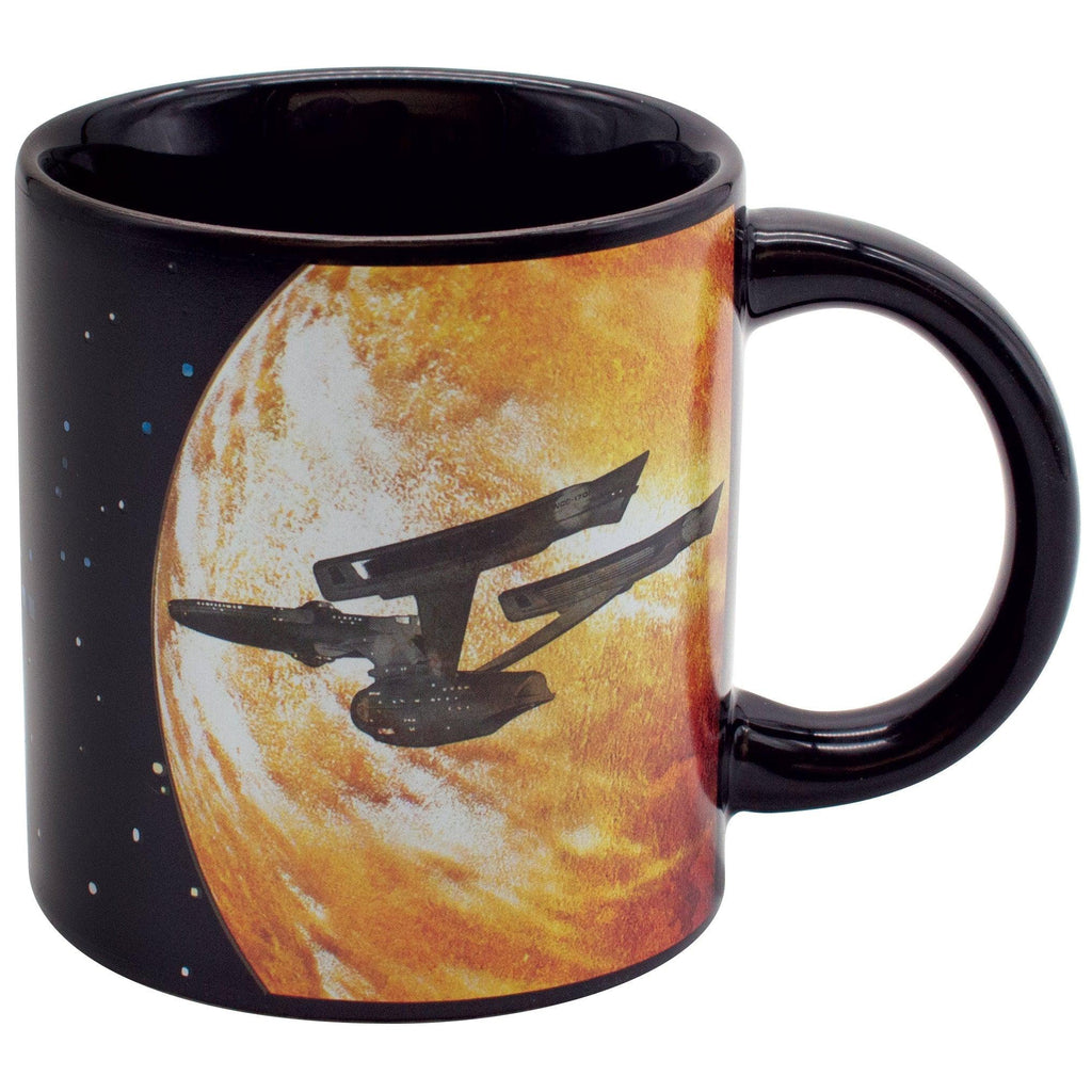 Star Trek Warp Mug back hot.