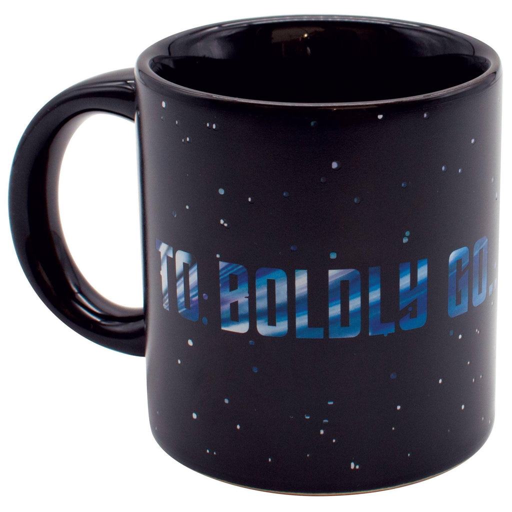 Star Trek Warp Mug cold.