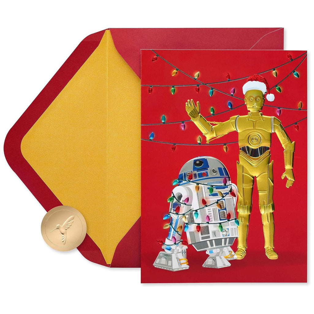 Star Wars R2D2 C3PO Boxed Holiday Cards.