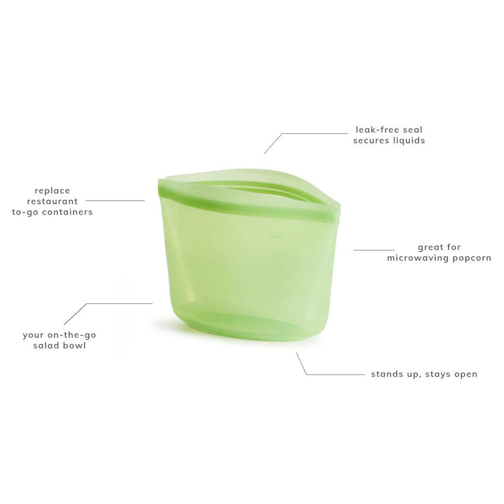 Stasher Silicone Bowl 4-Cup about.