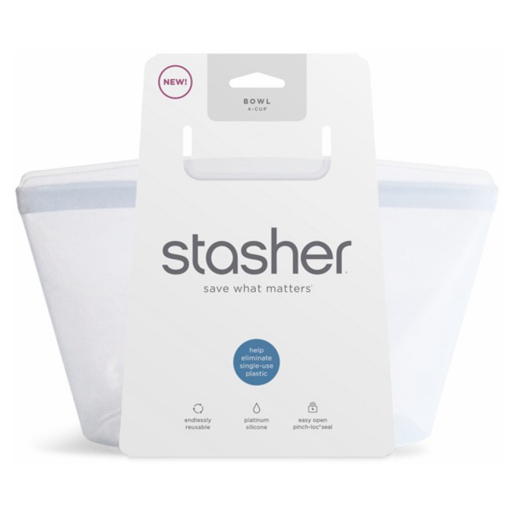 Stasher Silicone Bowl 4-Cup.