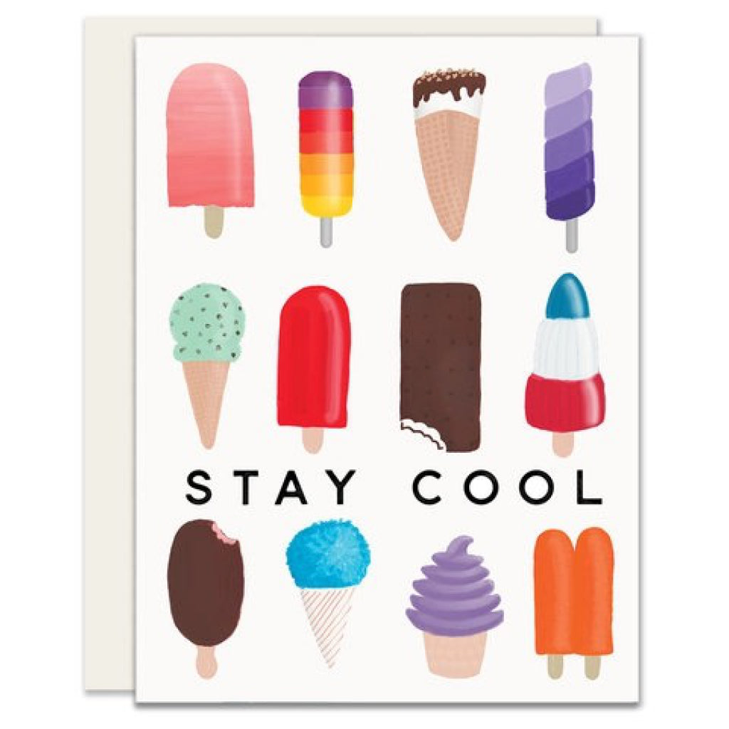 Stay Cool Popsicles Card.
