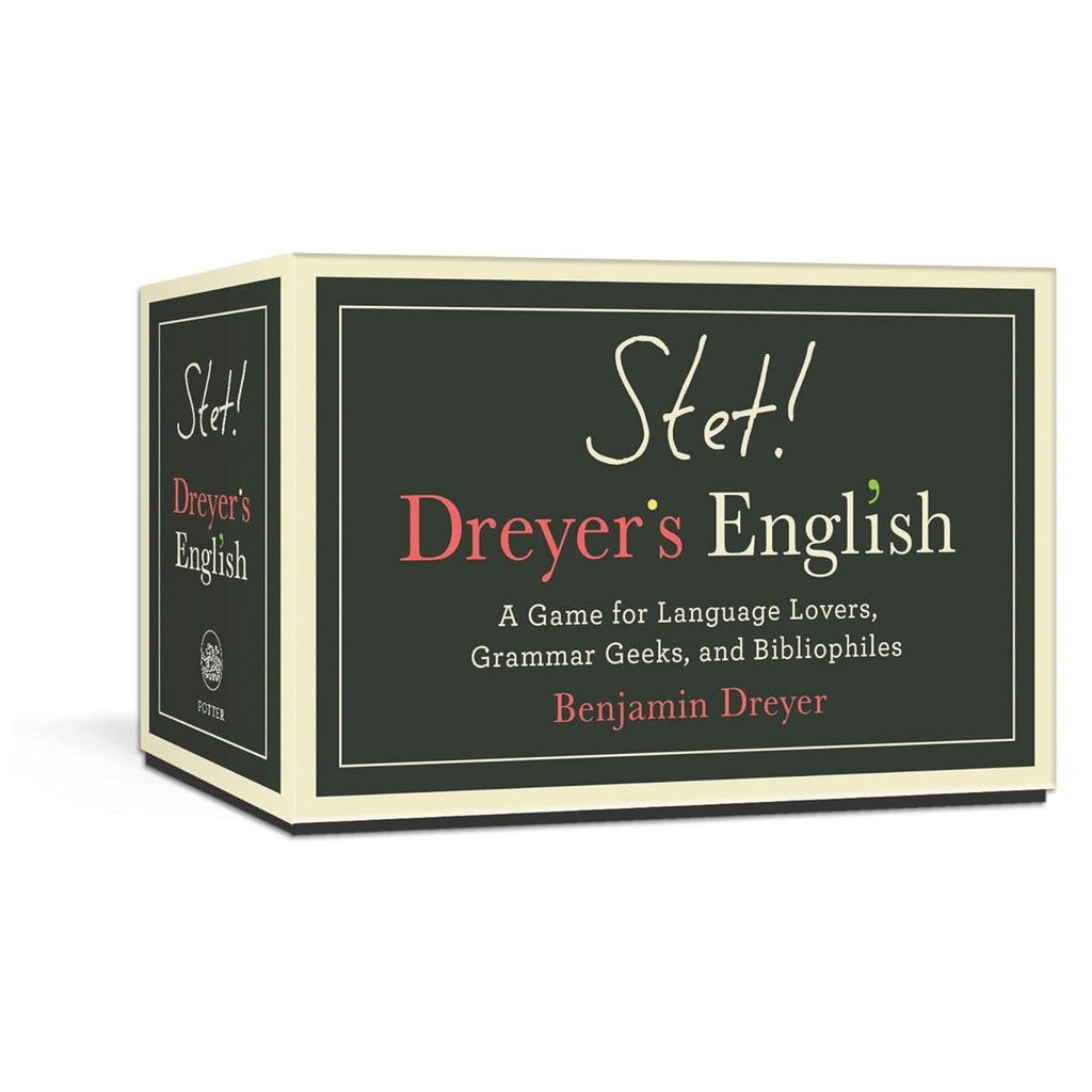STET! Dreyer's English.