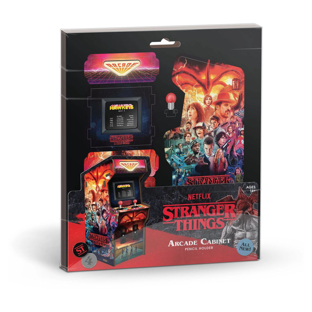 Stranger Things Arcade Desk Caddy With Backer Card